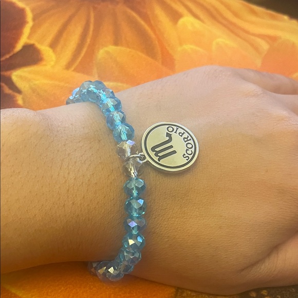 Scorpio Blue Crystal Bracelet - Picture 1 of 3